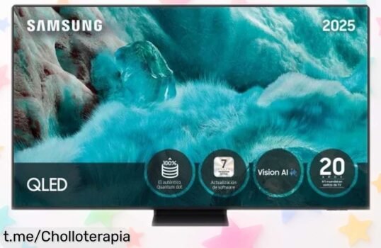 Increíble televisor Smart QLED 65 pulgadas Samsung: calidad de imagen 4K y sonido increíble a un precio que no verás otra vez. ¡No te quedes sin el tuyo!