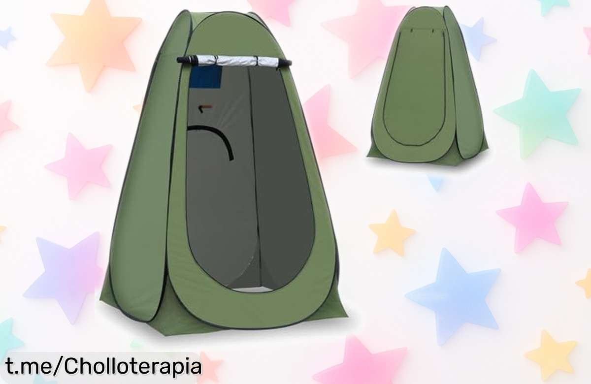 Increíble tienda de ducha y vestuario CLIPOP, montaje veloz y privacidad al máximo: ¡aprovecha este ofertón antes de que se agote!