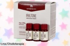Increíble tratamiento anticaída Iraltone Hair Efflu Booster con 30 viales ¡Aprovecha este precio que no cuadra y dale a tu pelo la fuerza que necesita ahora mismo!