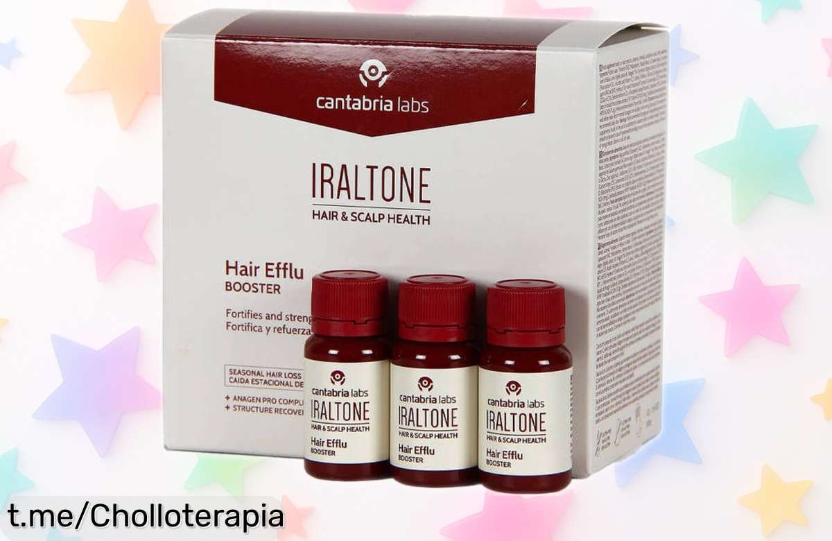 Increíble tratamiento anticaída Iraltone Hair Efflu Booster con 30 viales ¡Aprovecha este precio que no cuadra y dale a tu pelo la fuerza que necesita ahora mismo!