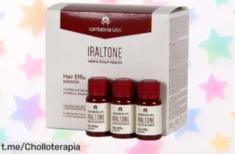 Increíble tratamiento anticaída Iraltone Hair Efflu Booster en 30 viales a un precio de escándalo que no puedes dejar pasar, ¡tu pelo te lo agradecerá y tú también!