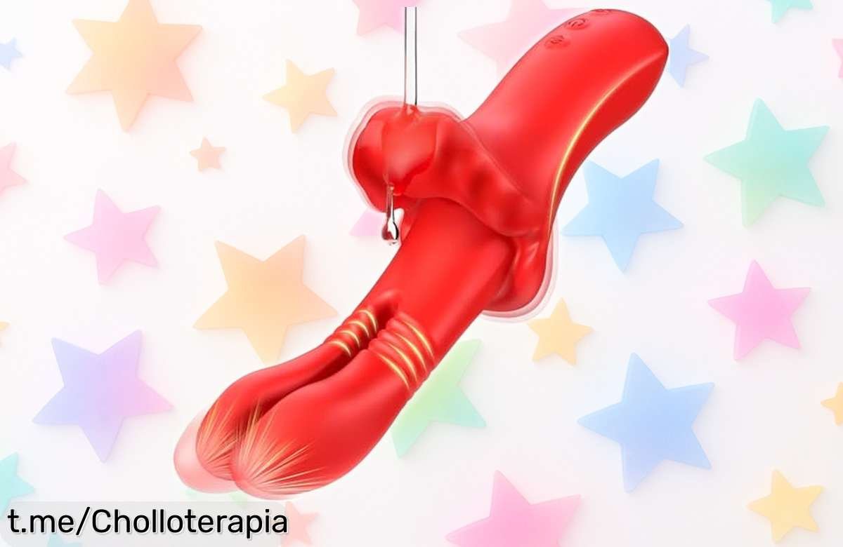 Increíble vibrador 4 en 1 con doble estimulación y 10 modos de vibración, ¡a precio loco! No te pierdas la oportunidad de disfrutar al máximo tus momentos más íntimos.
