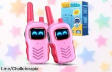 Increíble walkie talkie para niños Adeokay, ideal para aventuras jocosas y con voz clarísima: ¡un regalazo que te dejará sin palabras a un precio de ganga!