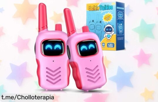 Increíble walkie talkie para niños Adeokay, ideal para aventuras jocosas y con voz clarísima: ¡un regalazo que te dejará sin palabras a un precio de ganga!