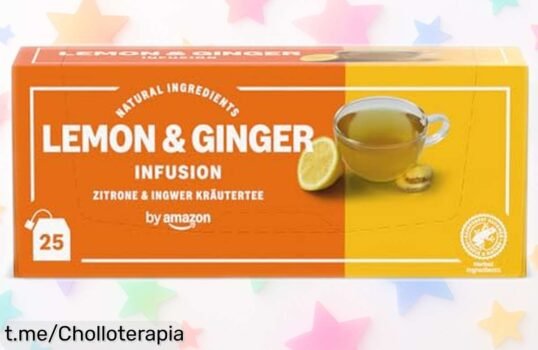 Infusión de limón y jengibre By Amazon en bolsitas: energía vibrante a un precio loca que no volverás a ver. ¡Hazte con ella y disfruta cada sorbo ya!