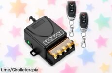 Interrumpe el caos con este interruptor inalámbrico RF de 40A y mando a distancia, ¡realiza tus sueños sin líos! Oferta limitada que quita preocupaciones.