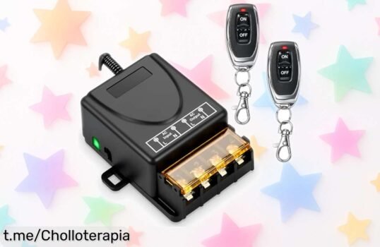Interrumpe el caos con este interruptor inalámbrico RF de 40A y mando a distancia, ¡realiza tus sueños sin líos! Oferta limitada que quita preocupaciones.