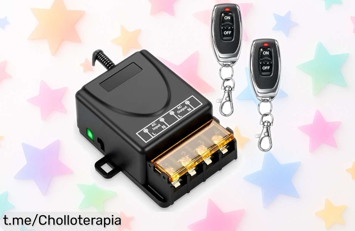 Interrumpe el caos con este interruptor inalámbrico RF de 40A y mando a distancia, ¡realiza tus sueños sin líos! Oferta limitada que quita preocupaciones.