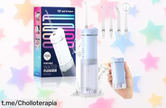Irrigador bucal portátil JTF Mini: limpieza dental de campeones por un precio que parece mentira, ¡no te quedes sin el tuyo y disfruta sonriendo!