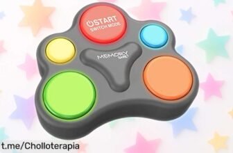 Juego de memoria electrónica MagiDeal para niños, diversión y aprendizaje en familia a precio loco que no puedes dejar escapar, ¡aprovéchalo antes de que se acabe!