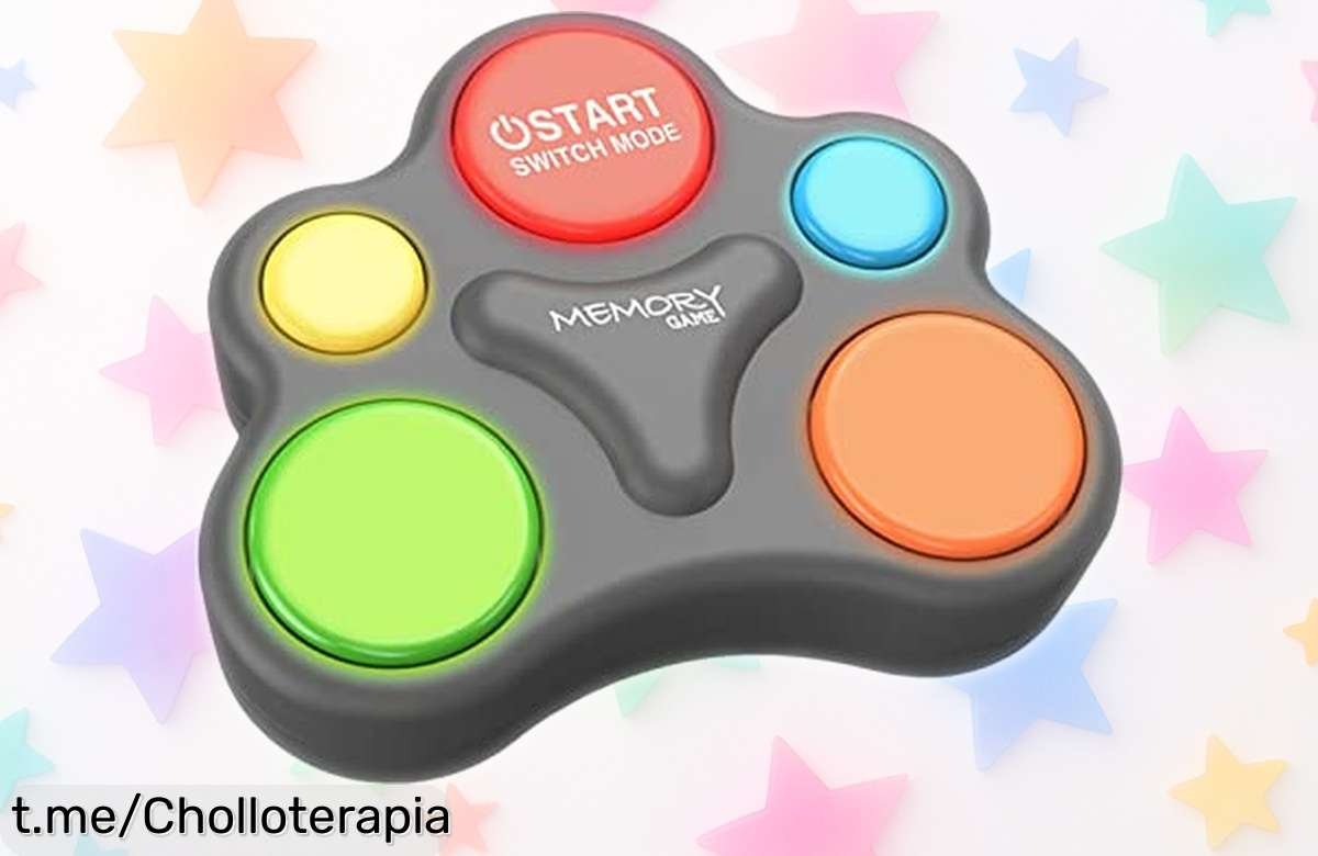 Juego de memoria electrónica MagiDeal para niños, diversión y aprendizaje en familia a precio loco que no puedes dejar escapar, ¡aprovéchalo antes de que se acabe!