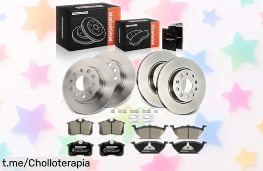 Kit completo de frenos Frankberg para A3, León y Golf a precio loco: ¡repuestos listos para estrenar y pisar el acelerador con confianza! No te lo pierdas.