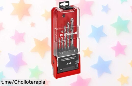 Kit de 6 brocas KWB para metal, precisión y comodidad a precio regalado: ¡no dejes escapar esta oportunidad y mejora tu bricolaje al instante!