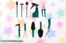 Kit de herramientas para jardinería con 10 piezas, todo lo que necesitas a un precio loco; ¡no dejes escapar esta oportunidad y dale vida a tus plantas ya!