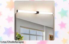 Lámpara LED Homefire de 60 cm para espejo, diseño moderno y iluminación perfecta, ¡aprovecha este precio rebajado y transforma tu baño antes de que se acabe!