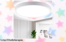 Lámpara de techo LED Aigostar 24W con luz potente a un precio loco, ¡ilumina tu hogar sin gastar y cambia la vibe de cualquier habitación!