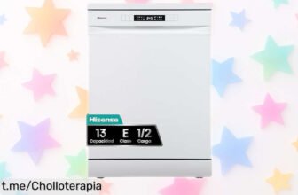 Lavavajillas Hisense HS622E10W: La solución silenciosa y rápida para tus platos, ahora a precio de locura. ¡No te lo pierdas, sorpréndete con su eficacia!