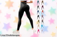 Leggings anticelulitis para mujer que moldean tu figura a precio de risa: ¡llévalos ya y luce espectacular en cada ejercicio!