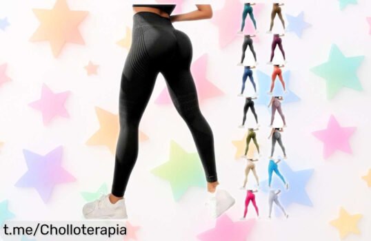 Leggings anticelulitis para mujer que moldean tu figura a precio de risa: ¡llévalos ya y luce espectacular en cada ejercicio!