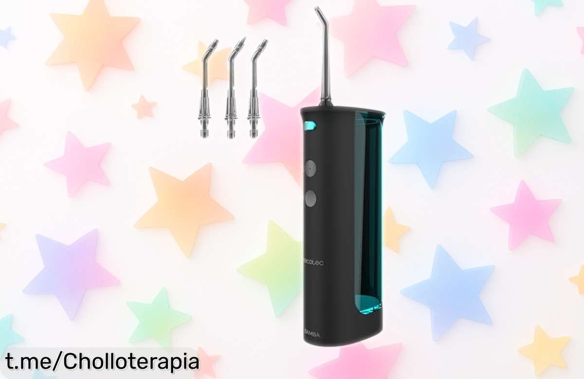 Limpia tu sonrisa con el irrigador dental portátil Cecotec ToothCare, ¡ahora a un precio loco que no podrás resistir y te hará brillar de felicidad!