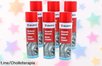 Limpiador de frenos en spray Würth 500 ml, ahora a precio de ganga para que tus piezas luzcan como nuevas; ¡no te quedes sin el tuyo y dale ese brillo único!