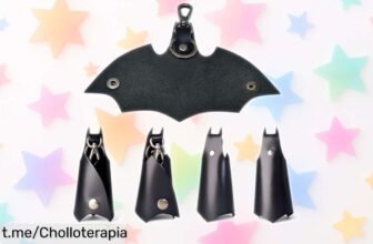 Llavero de piel sintética Harxin en pack de 3 con diseño original, ¡ahora a precio loco! Organiza tus llaves con estilo y haz que cada apertura sea un pequeño momento especial.