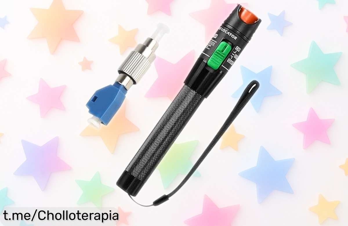 Localizador visual de fallas para fibra óptica FTTH, ahora a precio rebajado: ¡no dejes que una avería te sorprenda y asegúrate la conexión perfecta!