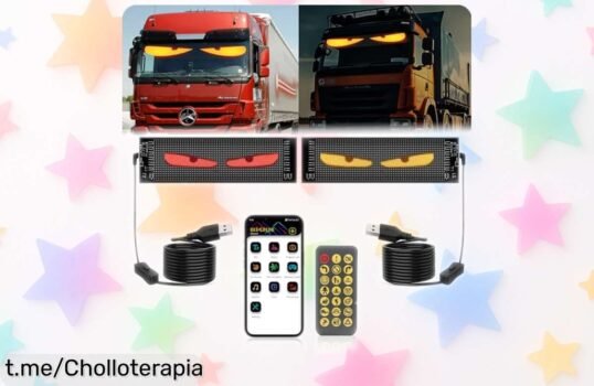 Luces LED AUORUSI para coche y camiones que controlas desde tu móvil: personaliza colores y animaciones a precio loco. ¡Haz que tus viajes sean únicos ya!