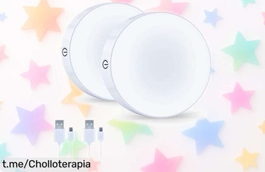 Luces recargables para armarios Qeemmy: mejor precio nunca visto, brilla como tú quieres y pega donde quieras. ¡Transforma tu hogar ya con este chollazo!
