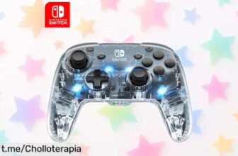 Mando inalámbrico Afterglow Deluxe para Nintendo Switch, el ofertón que te enamorará: juega sin cables y personaliza con luces LED ¡No dejes pasar esta oportunidad!