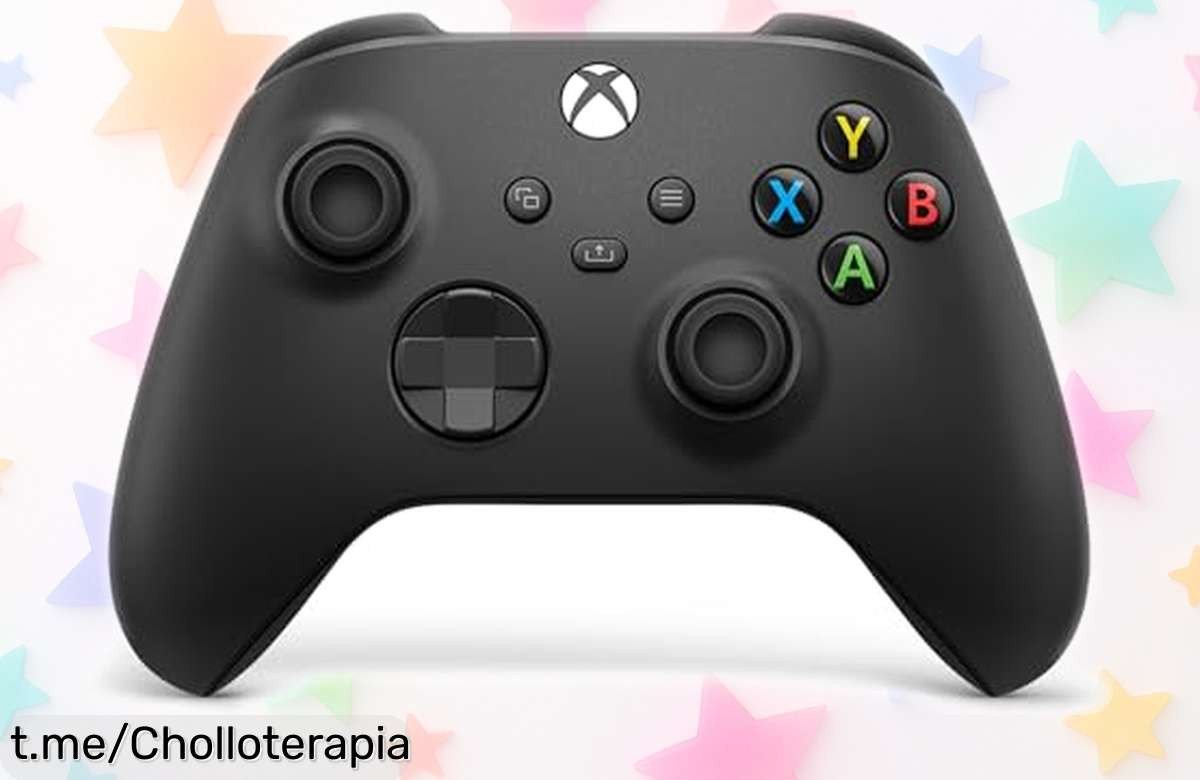 Mando inalámbrico Xbox Carbon Black para Series X|S, One y PC a precio ridículo: ¡disfruta de tus juegos hoy mismo sin recuerdos del pasado!