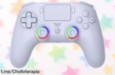 Mando inalámbrico para PS4 Subsonic con vibración y 2 botones extra a un precio regalado que hará que tus partidas sean una verdadera emoción, ¡no te lo puedes perder!