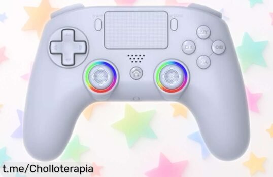 Mando inalámbrico para PS4 Subsonic con vibración y 2 botones extra a un precio regalado que hará que tus partidas sean una verdadera emoción, ¡no te lo puedes perder!