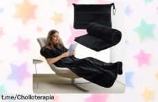 Manta de viaje 2 en 1 JEMIDI, ¡super suave y lista para acompañarte! No te quedes sin ella a precio regalado, tu mejor compañero en cada aventura.
