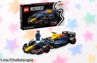 Maqueta del coche F1 Red Bull RB20 con minifigura, un regalazo para fans de LEGO y Fórmula 1 a precio loco que promete horas de diversión y emoción. ¡No te lo pierdas!