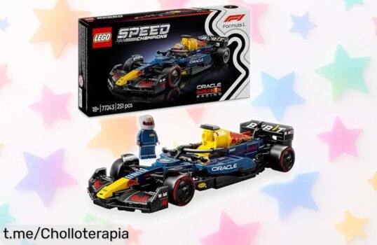 Maqueta del coche F1 Red Bull RB20 con minifigura, un regalazo para fans de LEGO y Fórmula 1 a precio loco que promete horas de diversión y emoción. ¡No te lo pierdas!