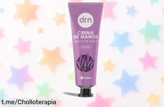 Maravillosa crema de manos con aroma a lavanda DRN, hidrata al instante y está regalado, ¡no te la pierdas y cuida tus manos como se merecen!