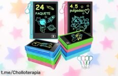 Maravillosa tableta de escritura LCD Electight para peques en colores increíbles: creatividad sin límites a un precio sorprendente que hará sonreír a tu niño. ¡Hazte con ella ya!