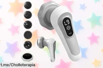 Masajeador anticelulitis eléctrico de 6 niveles y 3 modos, ¡ahora a un precio loco! Dale a tu piel el cuidado que se merece y despídete de la hinchazón. No lo dejes escapar, actúa ya.