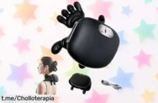 Masajeador de cuello 4D inalámbrico con calor, el ofertón que eliminará tu tensión y nudos mientras disfrutas de la relajación en cualquier lugar. ¡No lo dejes pasar!