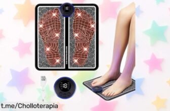 Masajeador de pies OSDUE con 8 modos y 19 niveles: una brutal oferta para olvidarte del dolor y activar la circulación que no querrás dejar escapar, ¡relájate ahora mismo!