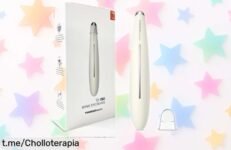 Masajeador eléctrico de ojos portátil que calienta y vibra, ¡olvídate de ojeras y arrugas con este super chollo a un precio loco! No te quedes sin el tuyo hoy mismo.