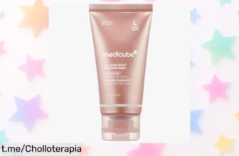 Mascarilla nocturna de colágeno Medicube que transforma tu piel mientras duermes, ¡llévate la hidratación a un precio de escándalo antes que se agote!
