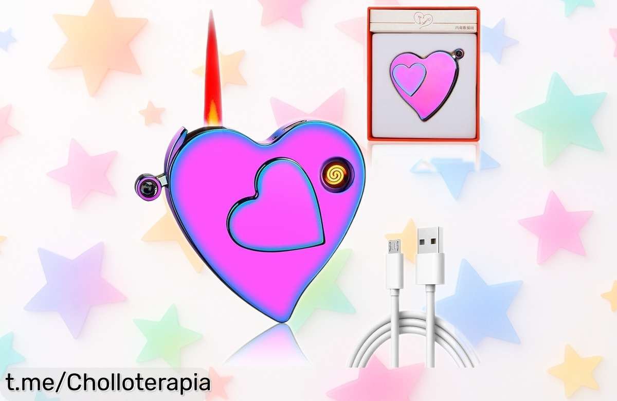 Mechero eléctrico USB LOMUG que enciende al instante y tiene mensajes en 100 idiomas, ¡un regalo único a un precio de locura que no te puedes perder!