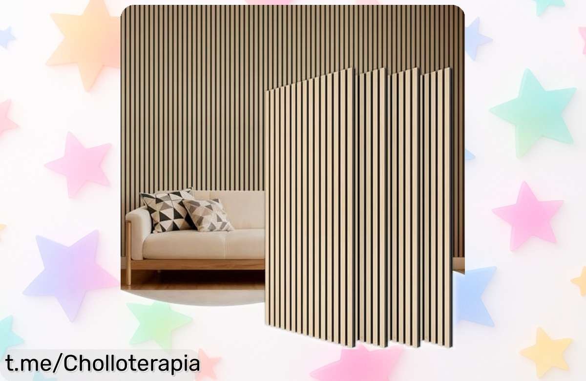 Mejora el sonido de tu hogar con los paneles acústicos TONOR en madera, fáciles de instalar y a un precio loco que no se repetirá. ¡Dale estilo y tranquilidad a tus espacios ahora!