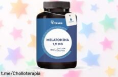 Melatonina pura Vitavea: 180 pastillas para descansar como un campeón y olvidarte del jetlag, ¡aprovéchate de este precio que no se ve ni en sueños!