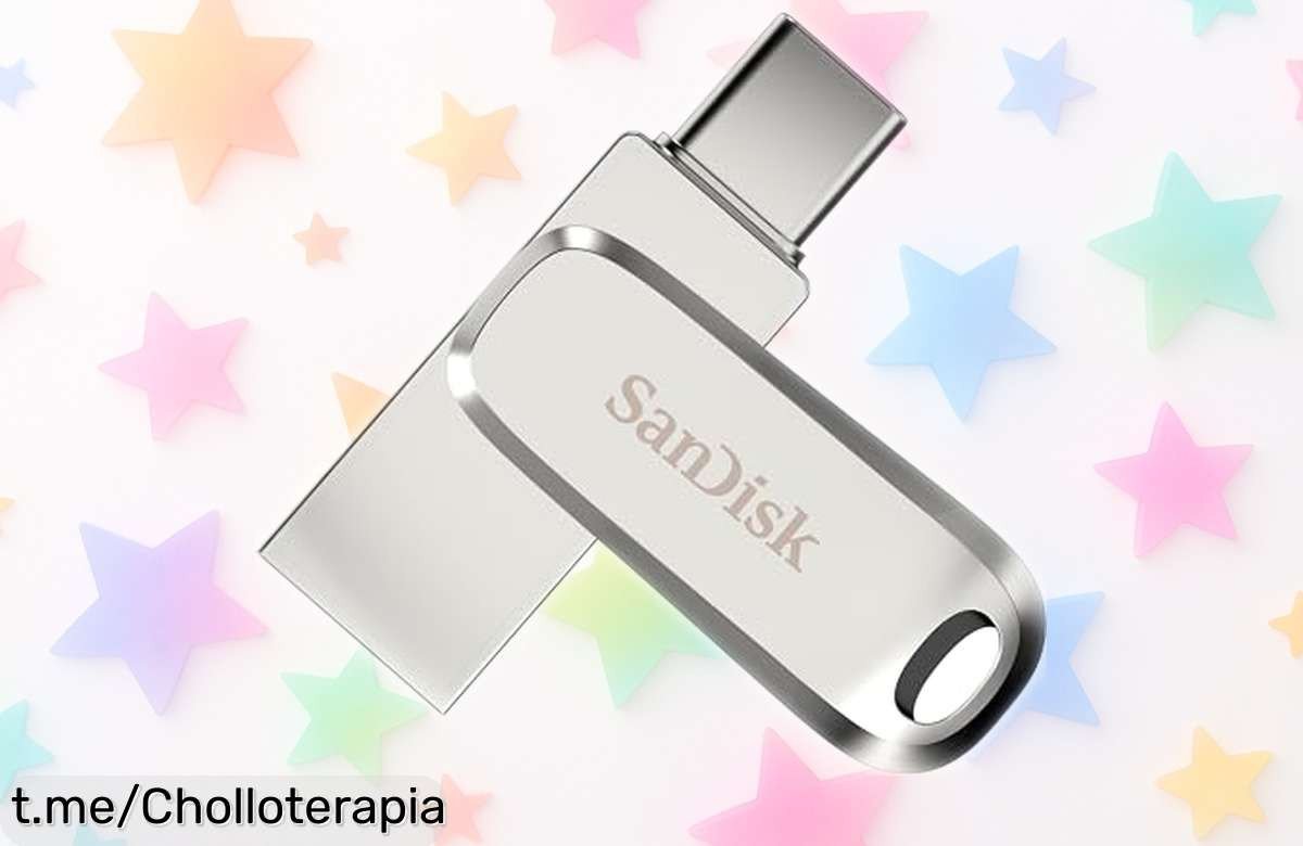 Memoria USB SanDisk Ultra Dual Drive Luxe 2TB a precio loco: rapidez y versatilidad en tus manos, ¡aprovecha este chollazo antes de que se acabe!