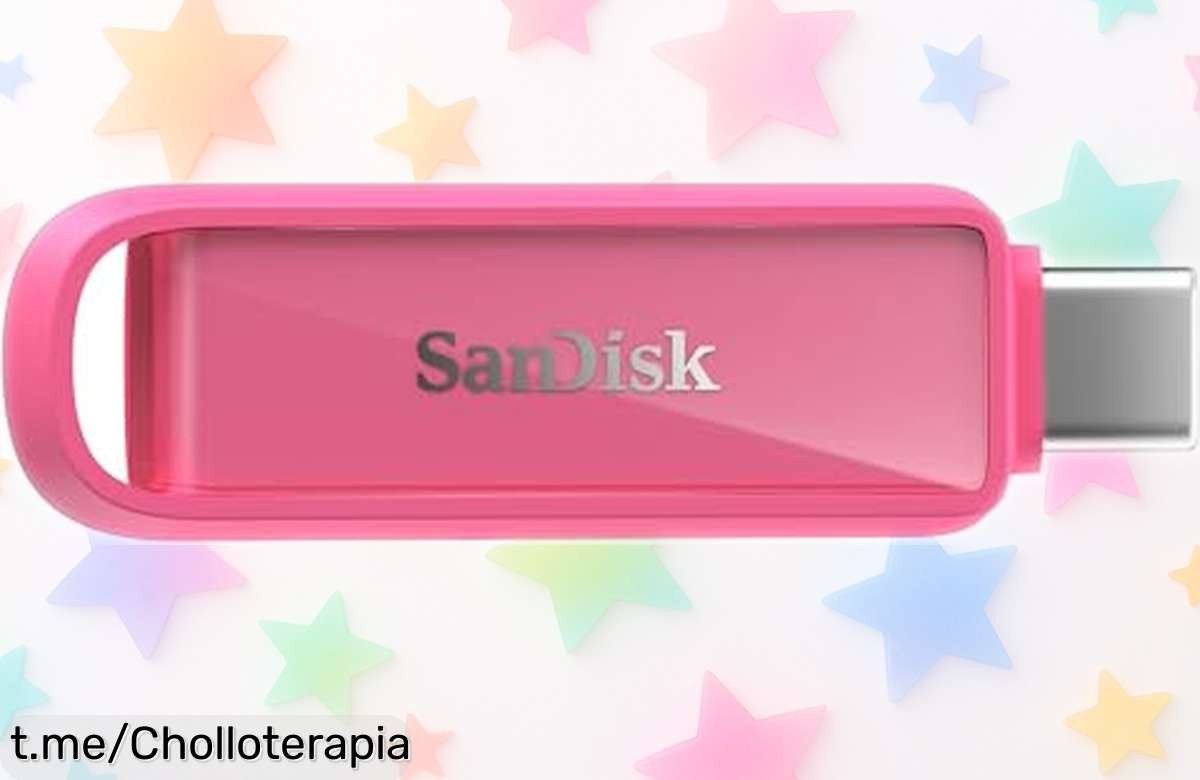 Memoria externa SanDisk Phone Drive con USB Type C a precio locos: libera espacio en tu móvil y guarda hasta 1 TB fácil y rápido. ¡No dejes pasar este chollo!