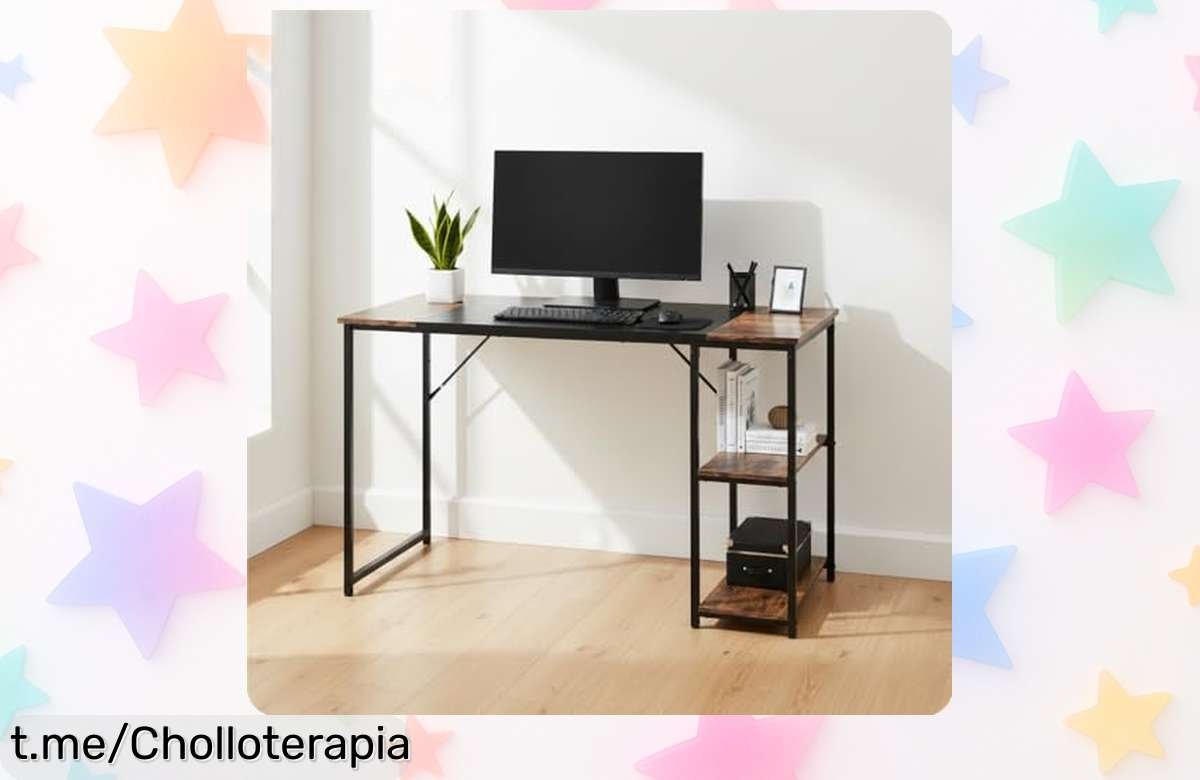 Mesa de dibujo moderna FurnitureR, altura regulable y estantes laterales: el chollo perfecto para tu espacio creativo que no querrás dejar escapar. ¡Equípate ahora!