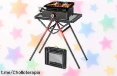 Mesa plegable portátil FUNYKICH, ligero y ajustable para tus aventuras al aire libre: ¡aprovéchate de este chollazo antes que desaparezca!